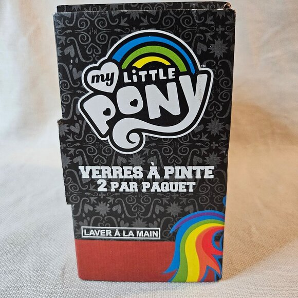 My Little Pony Pint Glasses 2-Pack Set - Hasbro - 2013 - Picture 6 of 7